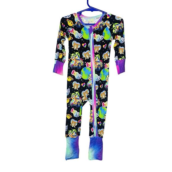 Boutique Bluey Girls 12-18 Months One Piece Bamboo Zippy Convertible - Picture 1 of 9